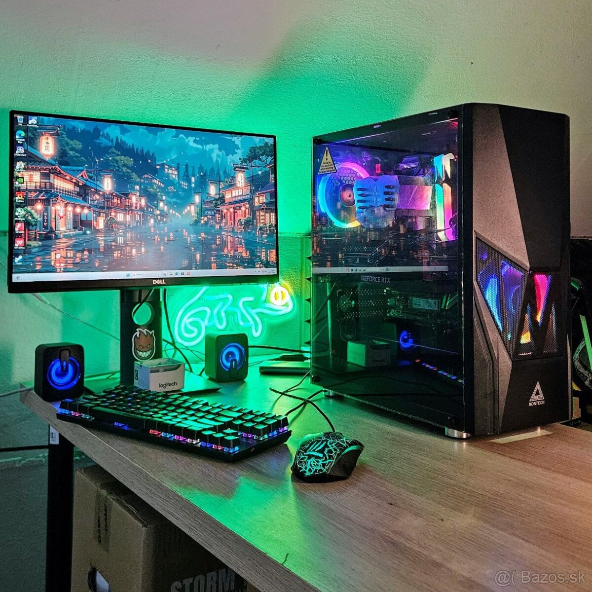 Herný PC so zárukou • RTX 3070 8G • R5 5600X • 16G