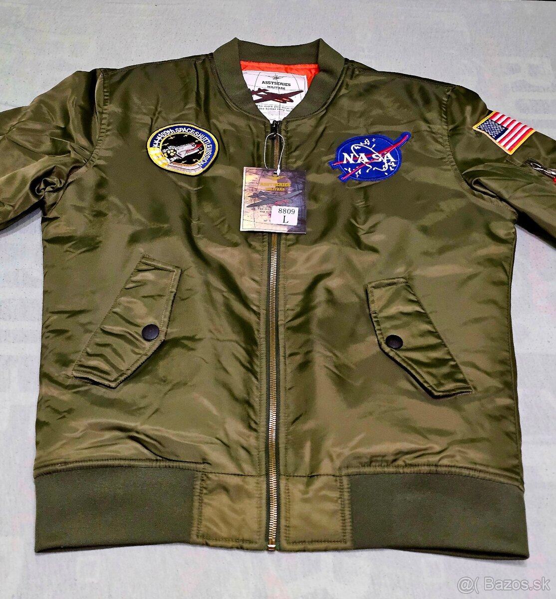 Alpha Industries MA1-VF NASA (veľkosť L)