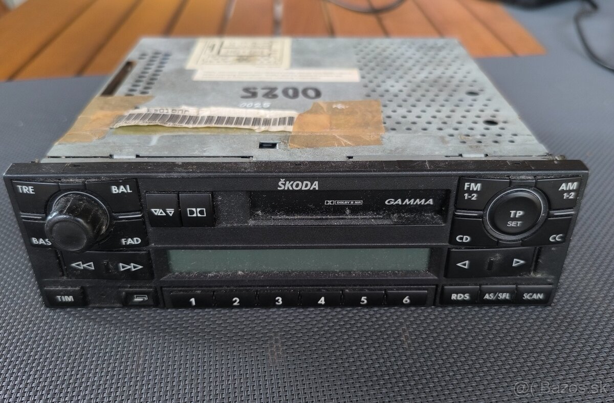 Autorádio škoda gamma a cd menič