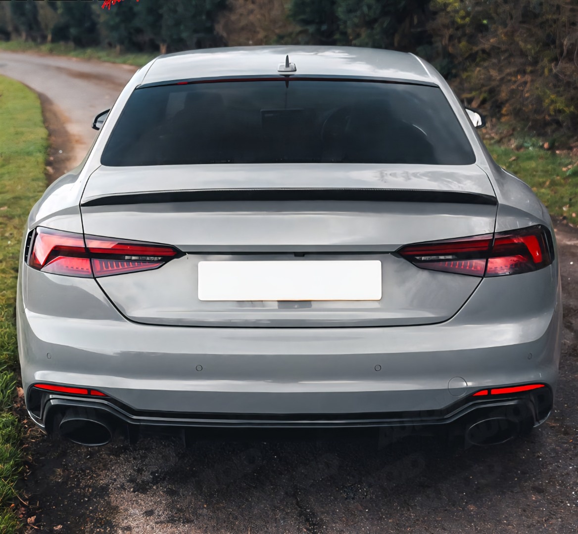 AUDI A5 S5 RS5 SPOJLER NA KUFOR CIERNE