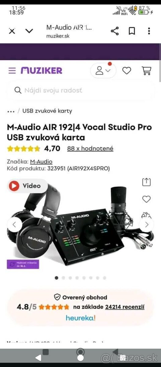 Zvukova technika do studia