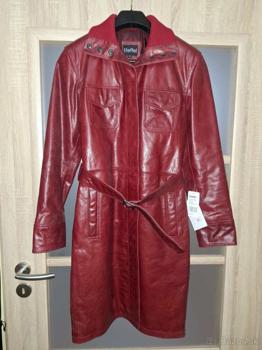 Dámsky kožený kabát Steffel