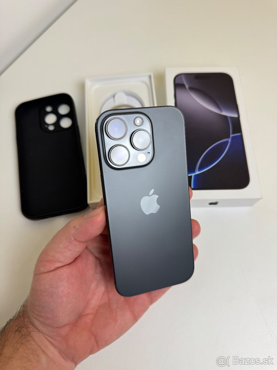 Predam vymenim Iphone 16 Pro 256GB Black Titanium