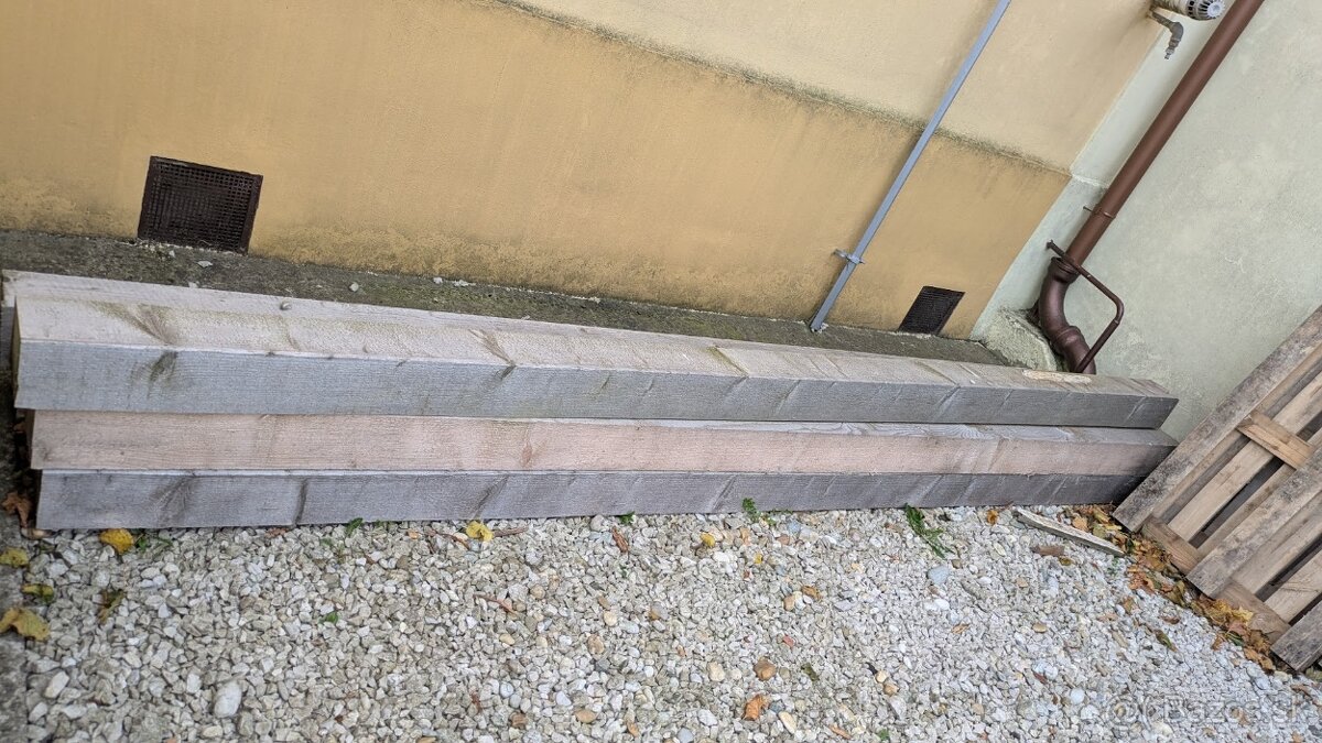 Predám drevené hranoly 15x15x400cm 7ks