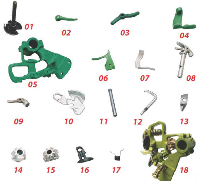 Náhradné diely balíkovač Claas