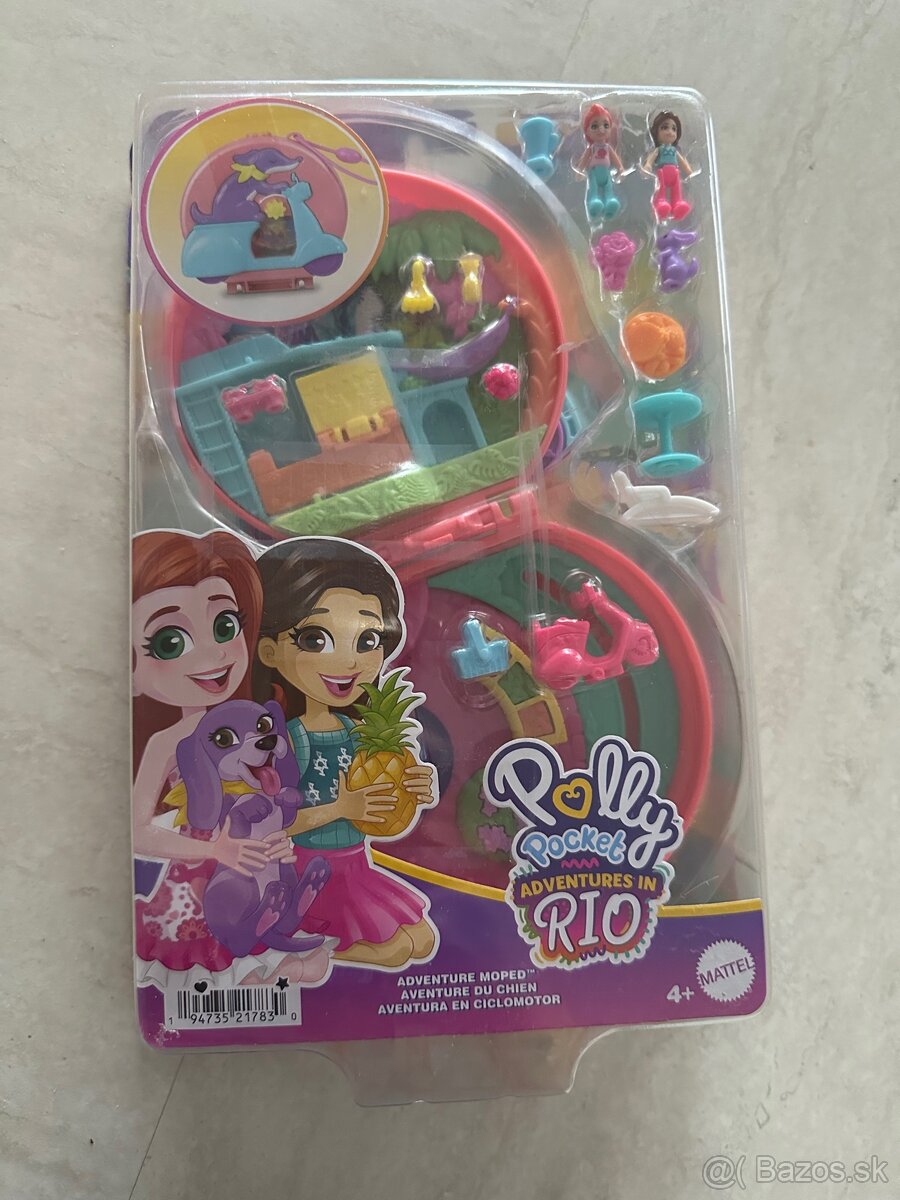 Polly pocket skuter psika novy