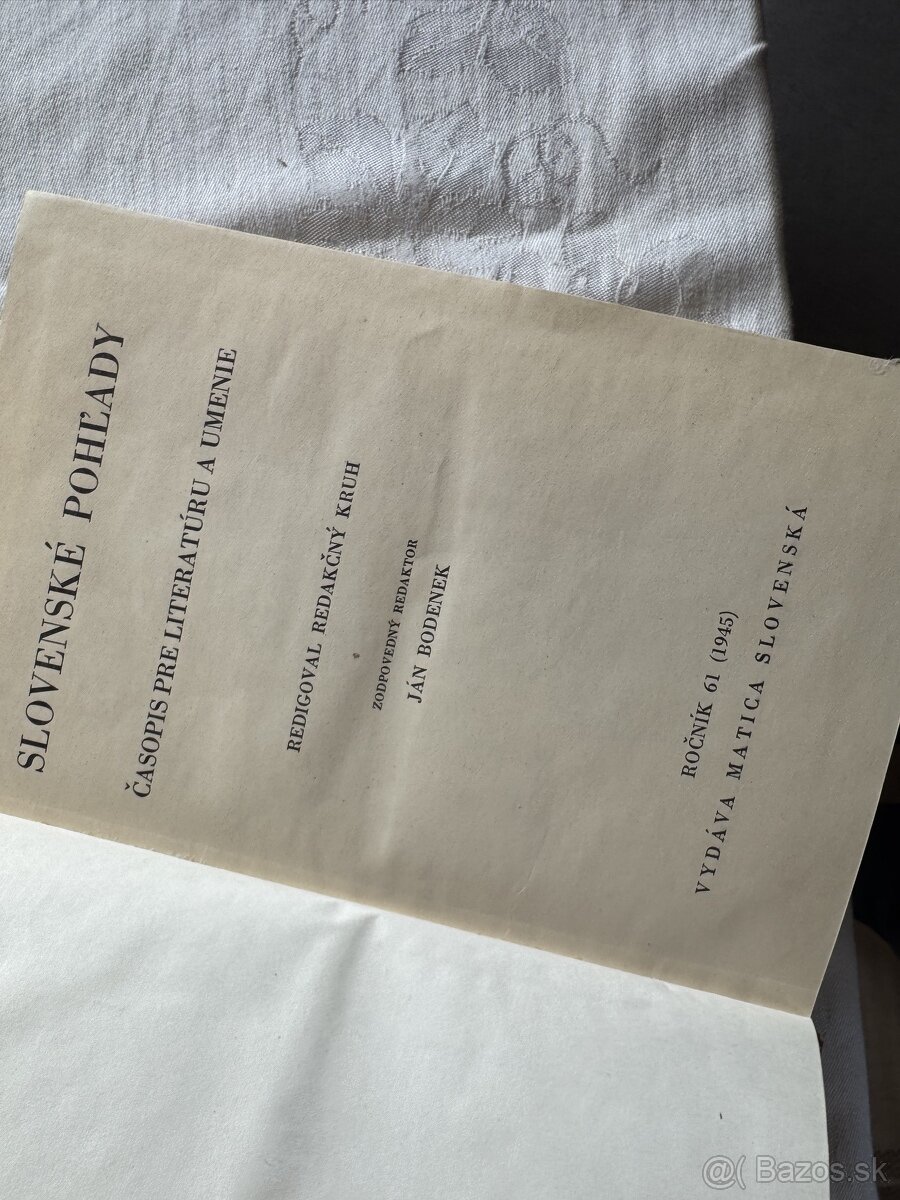 Slovenské pohľady ročník 1945