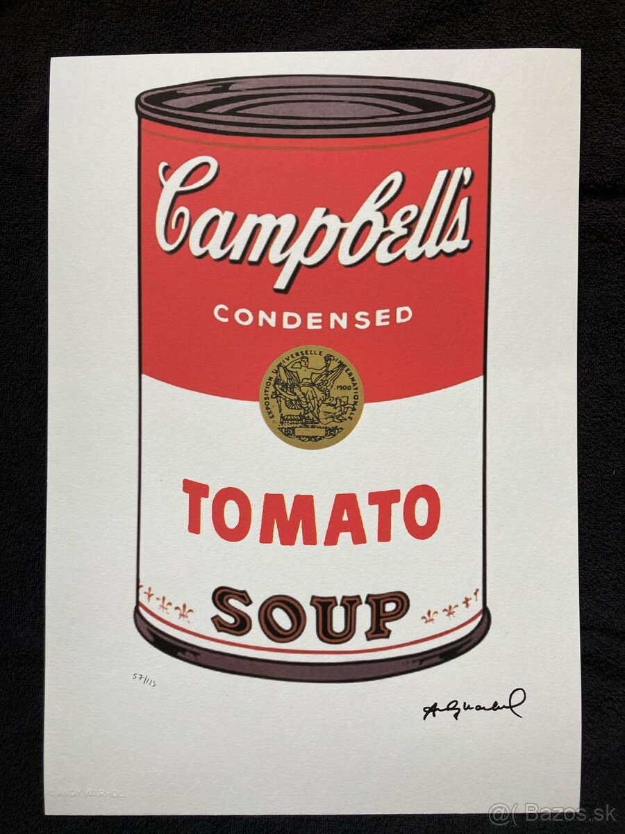 ANDY WARHOL © Tomato Soup 57/125