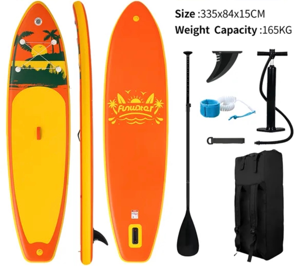paddleboardy do 165 kg