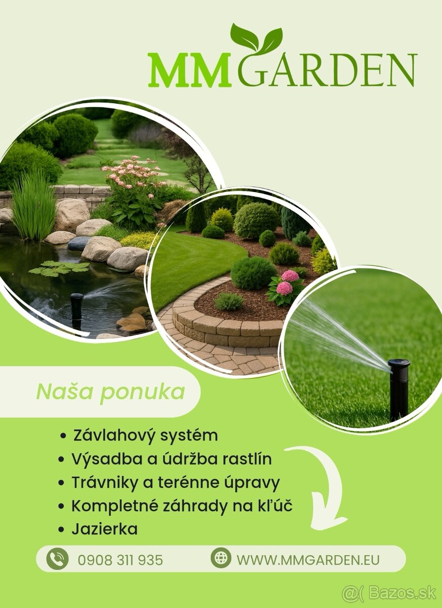 Záhradné služby - Nitriansky kraj