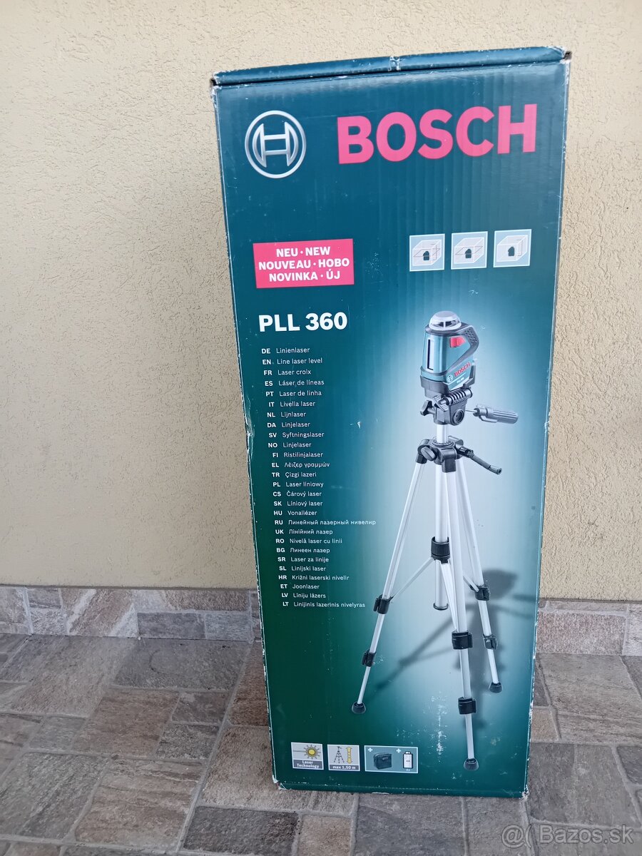 Laser Bosch PLL 360 so statívom
