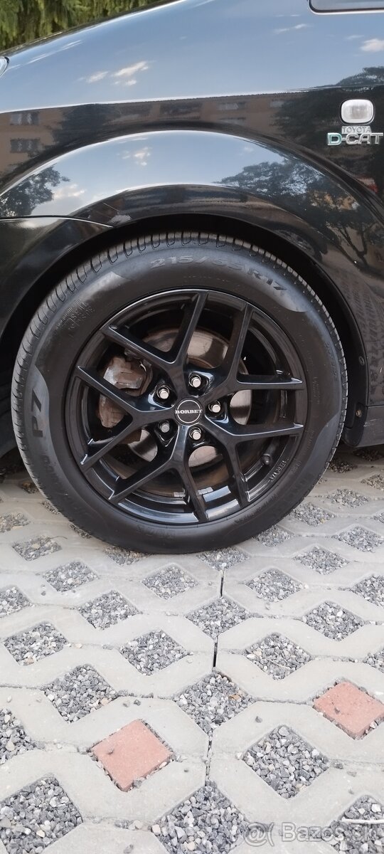 Alu disky BORBET "Y "R17 + pneu Pirelli