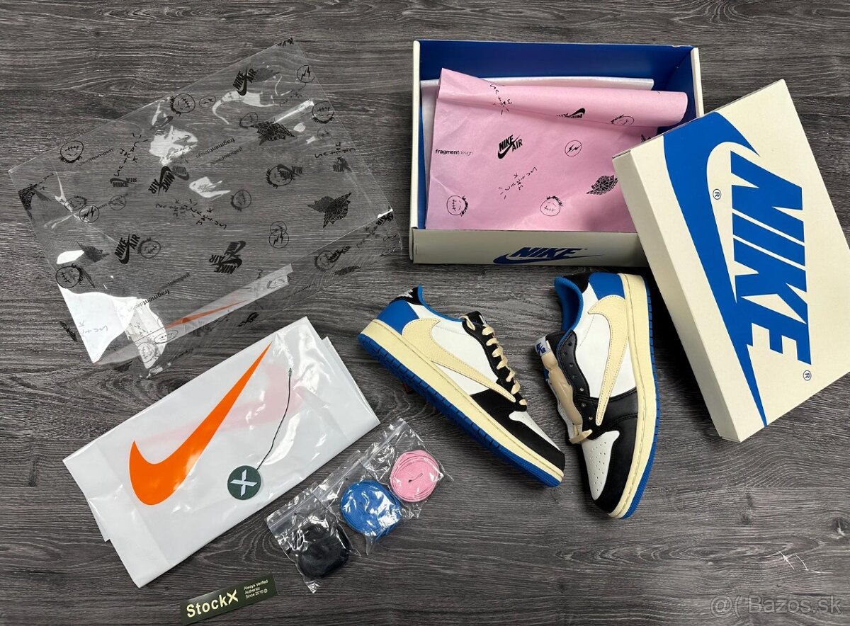 AIR JORDAN 1 LOW OG SP "TRAVIS SCOTT X FRAGMENT" Tenisky