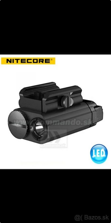 Predam svetlo na Glock Nitecore