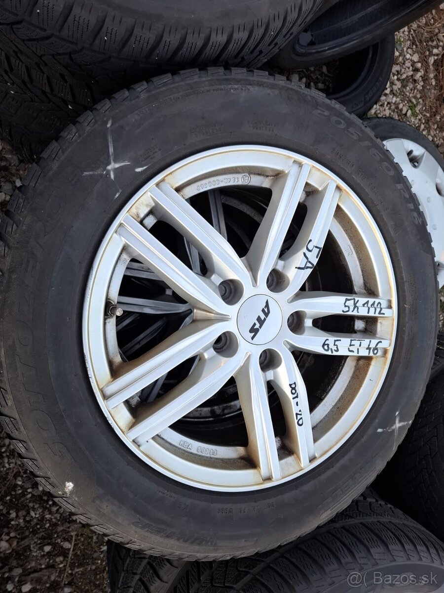 ALU disky 6,5J Et-46 5x112