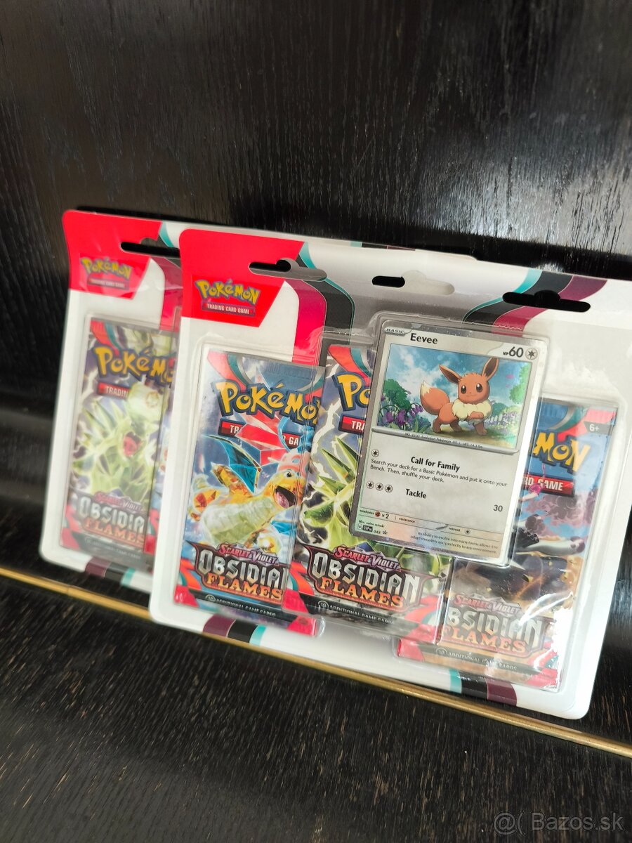 POKEMON Obsidian Flames 3-Pack Blister