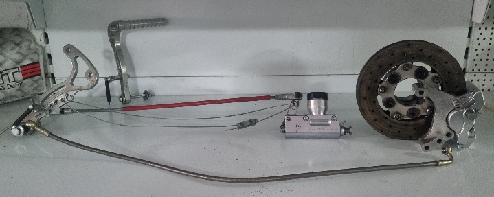 Motokara, brzdovy system