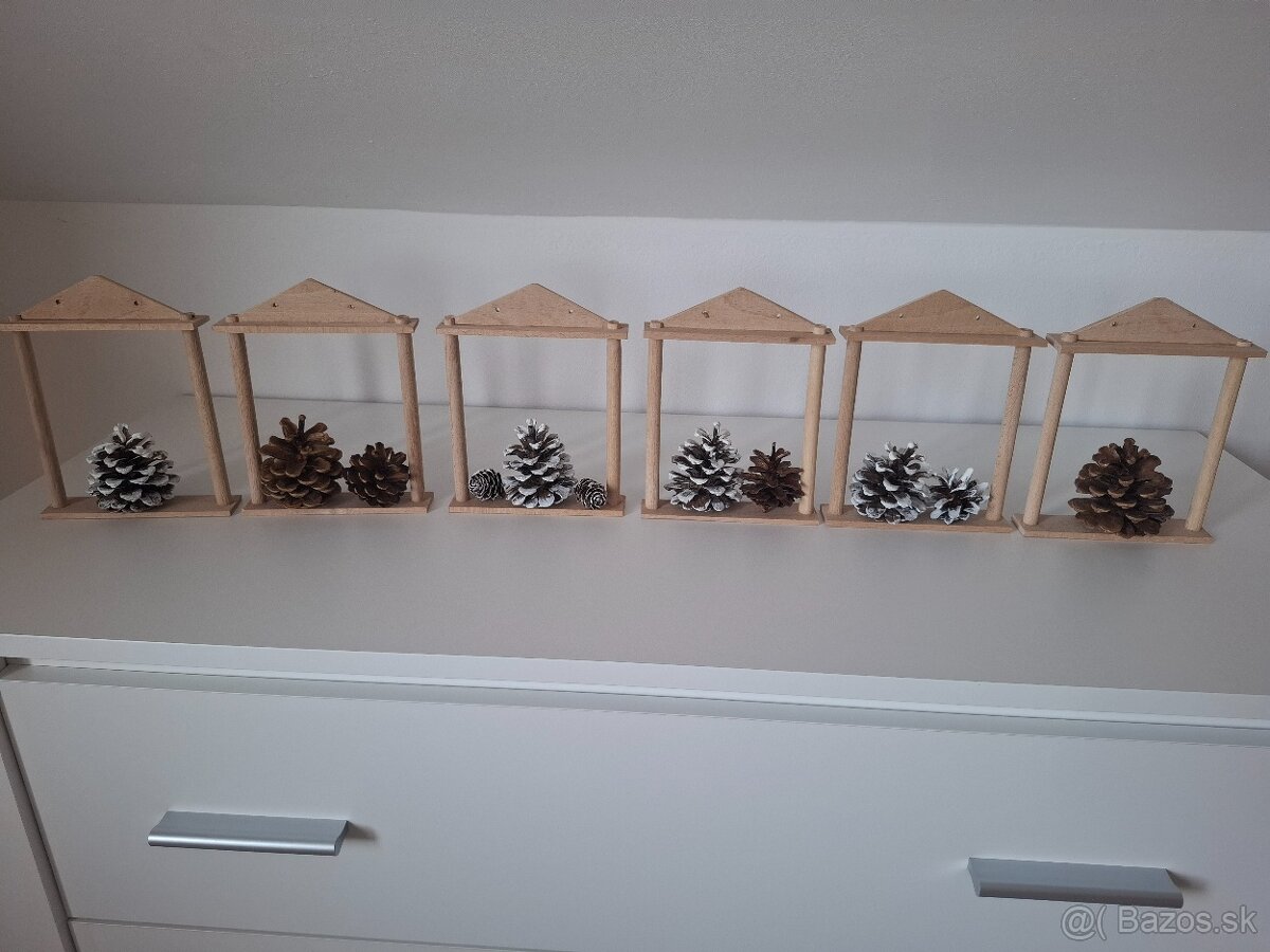 Bukove ramiky ako dekoracia