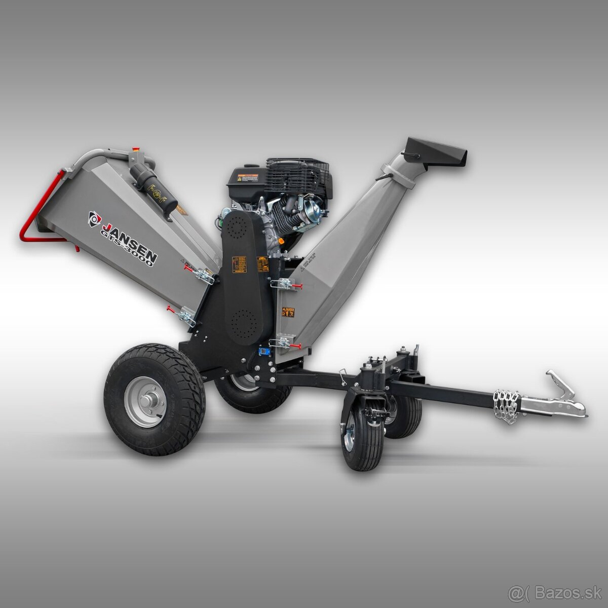 Jansen GTS-3000 drvič - štiepkovač konárov