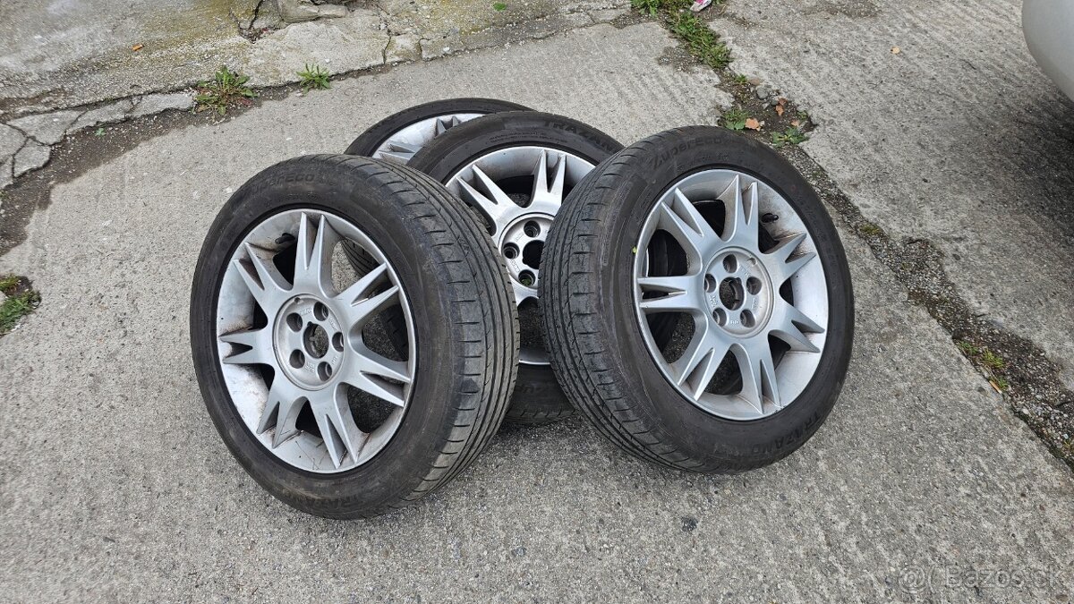 Elektróny 5x100 a letné pneu 195/55 R15