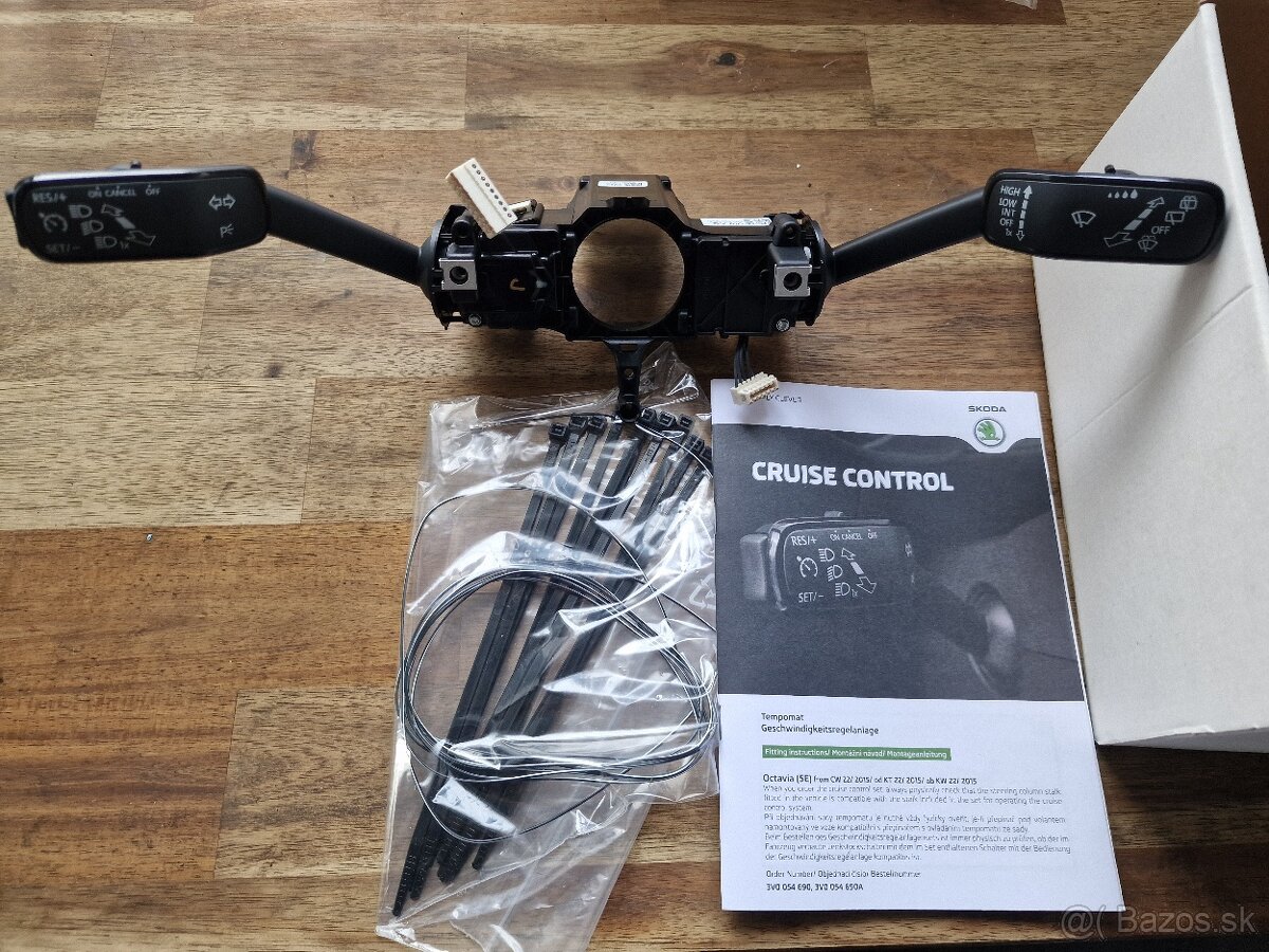 Tempomat Škoda Octavia 3 - sada na dodělání