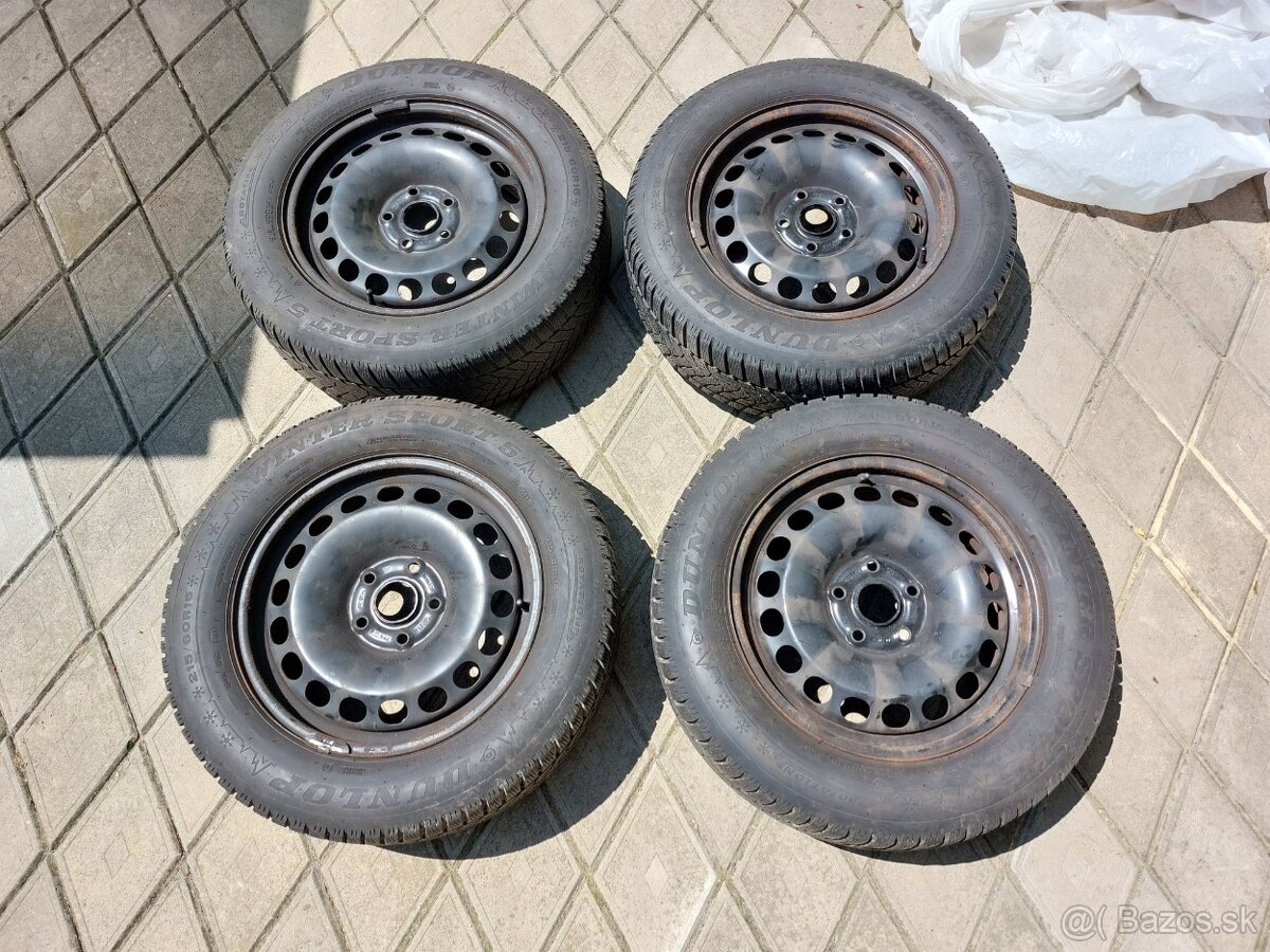 Zimná sada, Dunlop 215/60 R16