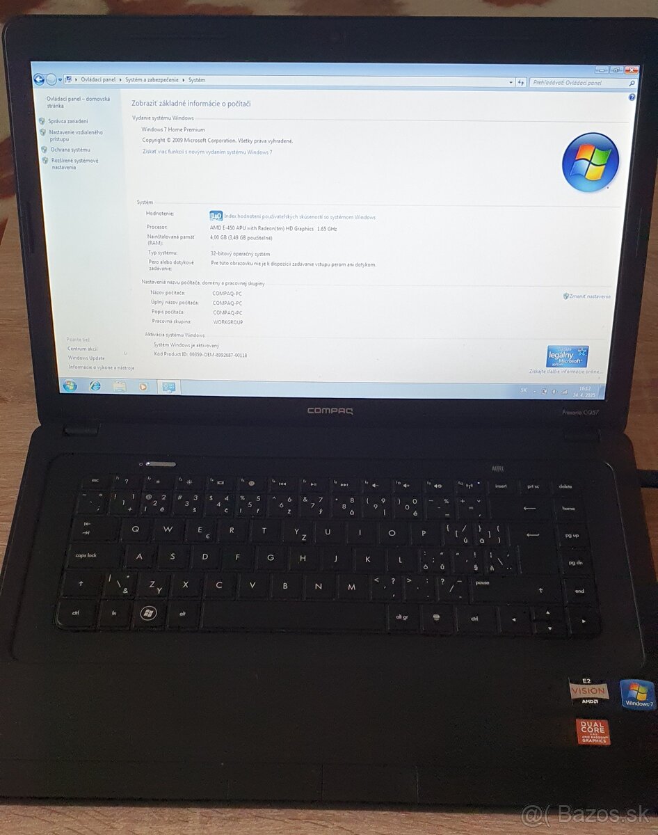 Notebooky Compaq