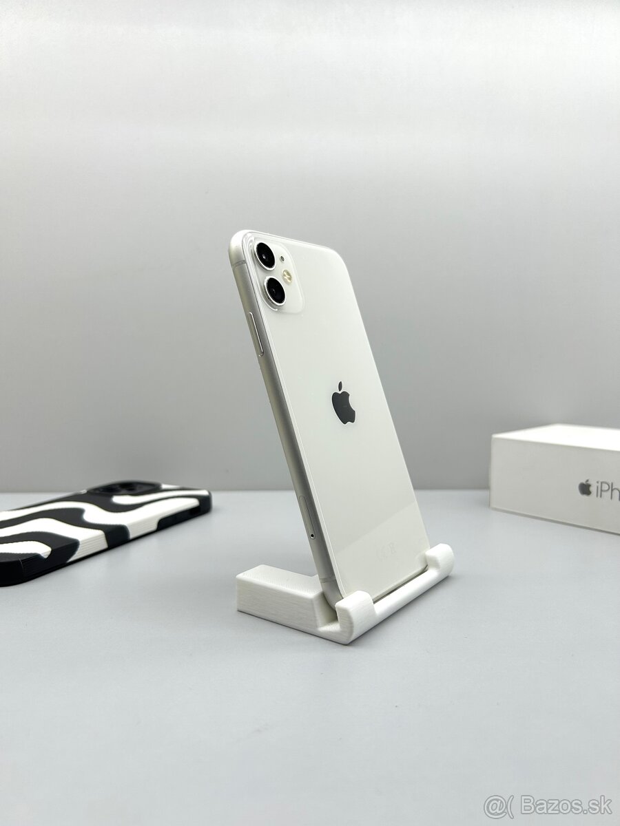 iPhone 11 WHITE 128GB NOVÁ BATÉRIA 100%