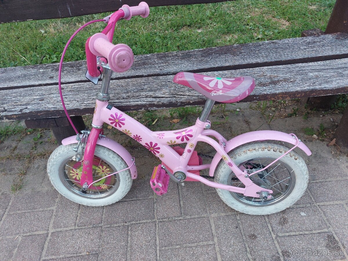 Detský bicykel plus pomocné koliečka