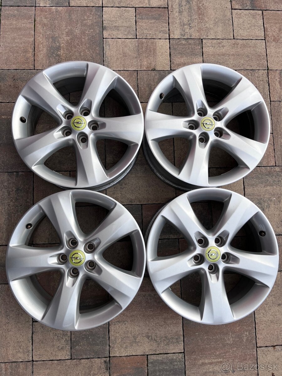 Original hliníkové disky Opel R17, 5x105