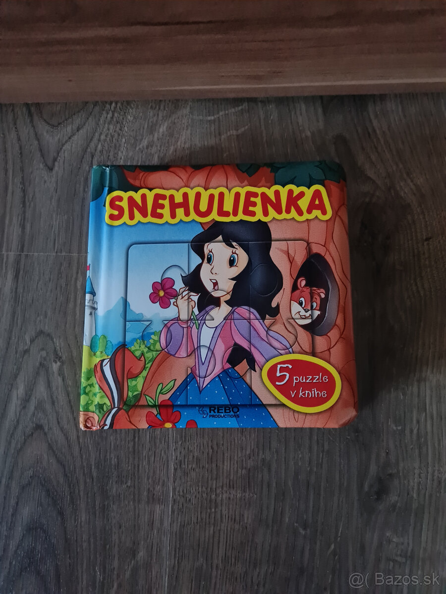 Kniha Snehulienka s puzzle