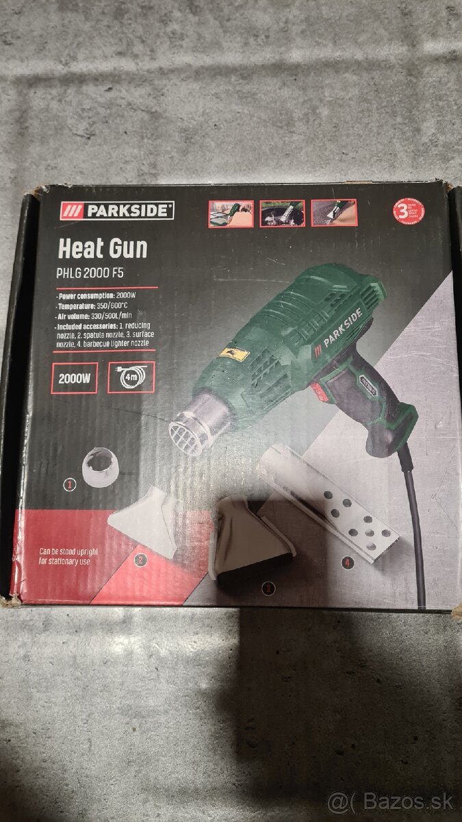 Parkside Teplovzdušná pištoľ