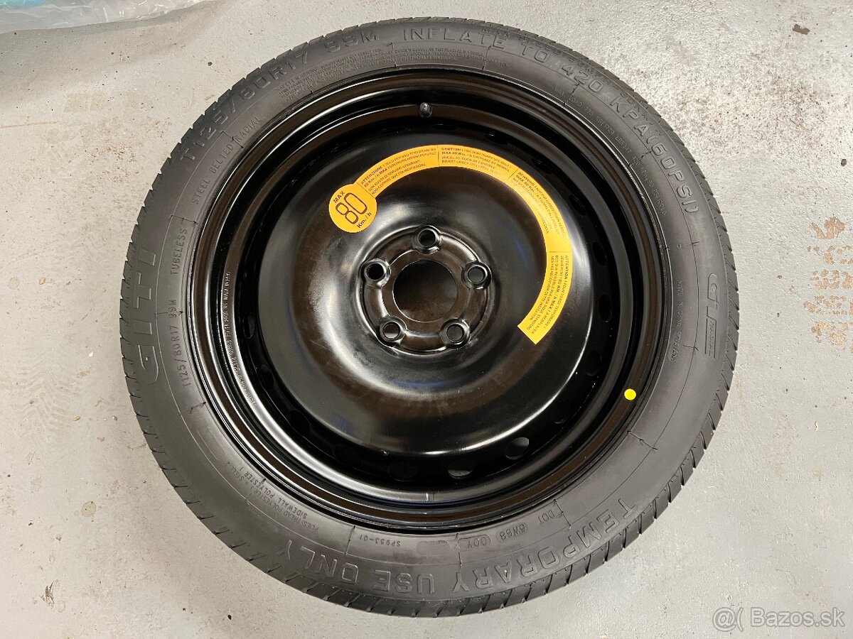 BMW tenká rezerva 5x112 R17