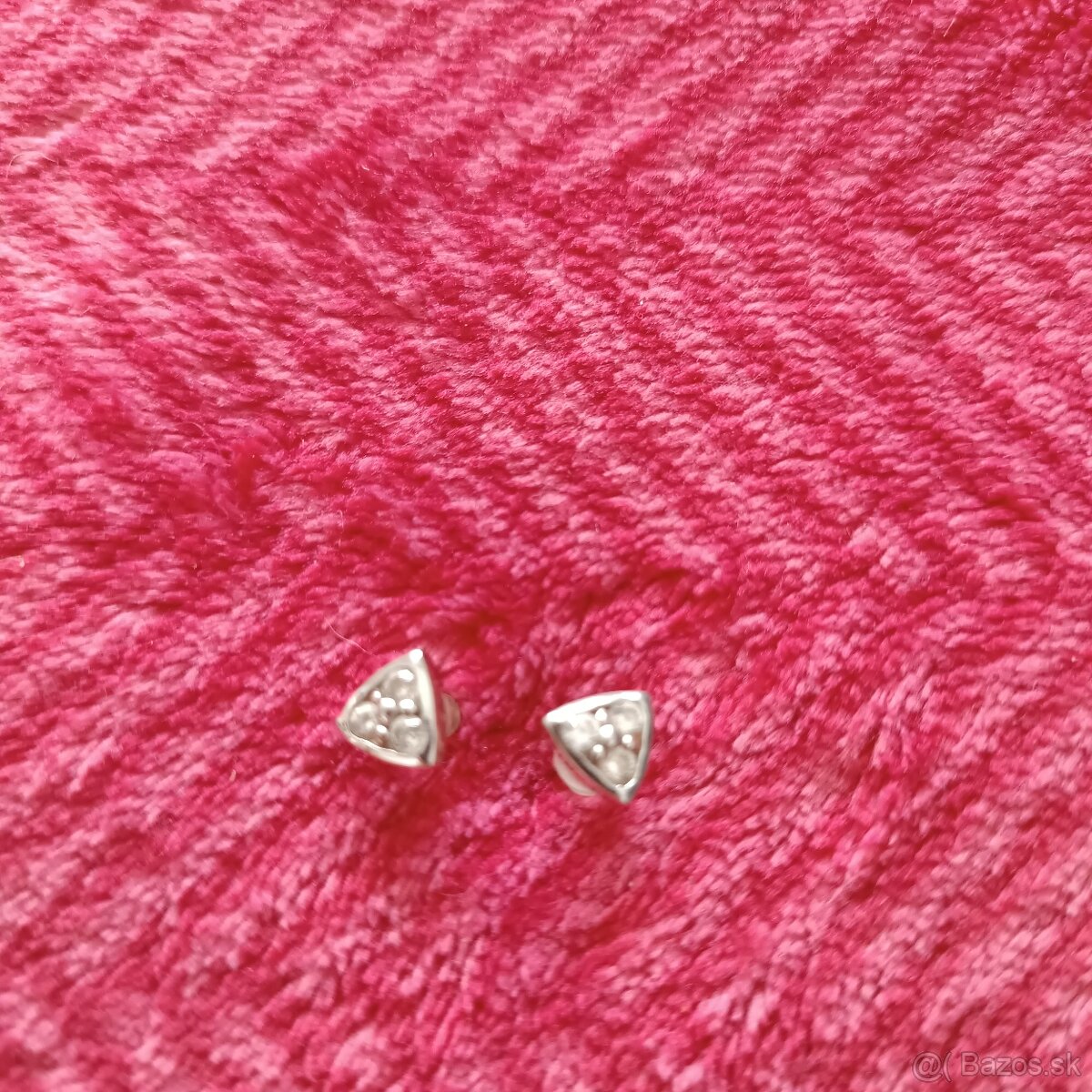 Strieborné náušnice -napichovačky