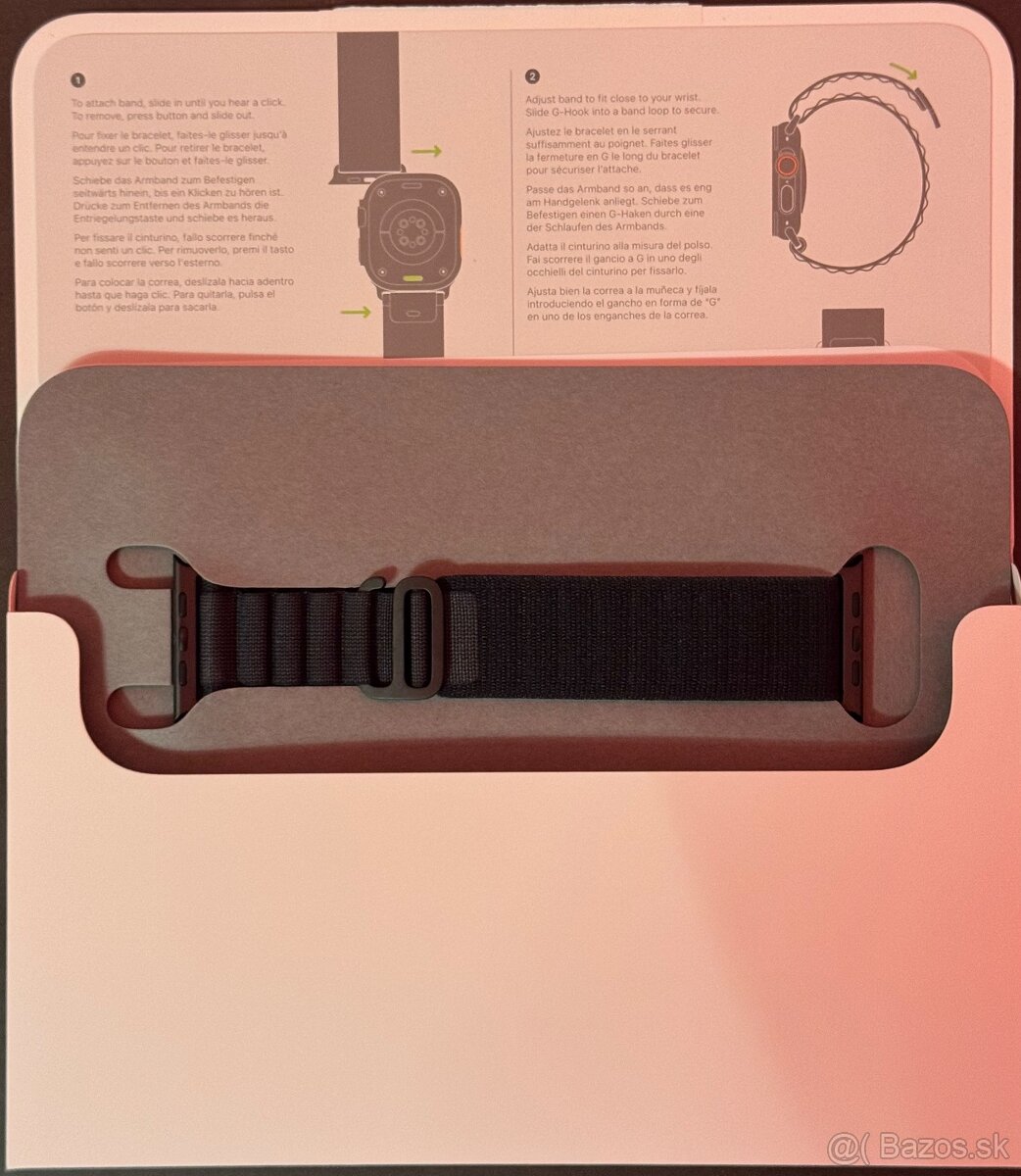 Apple Watch 49mm Black Alpine Loop - Medium