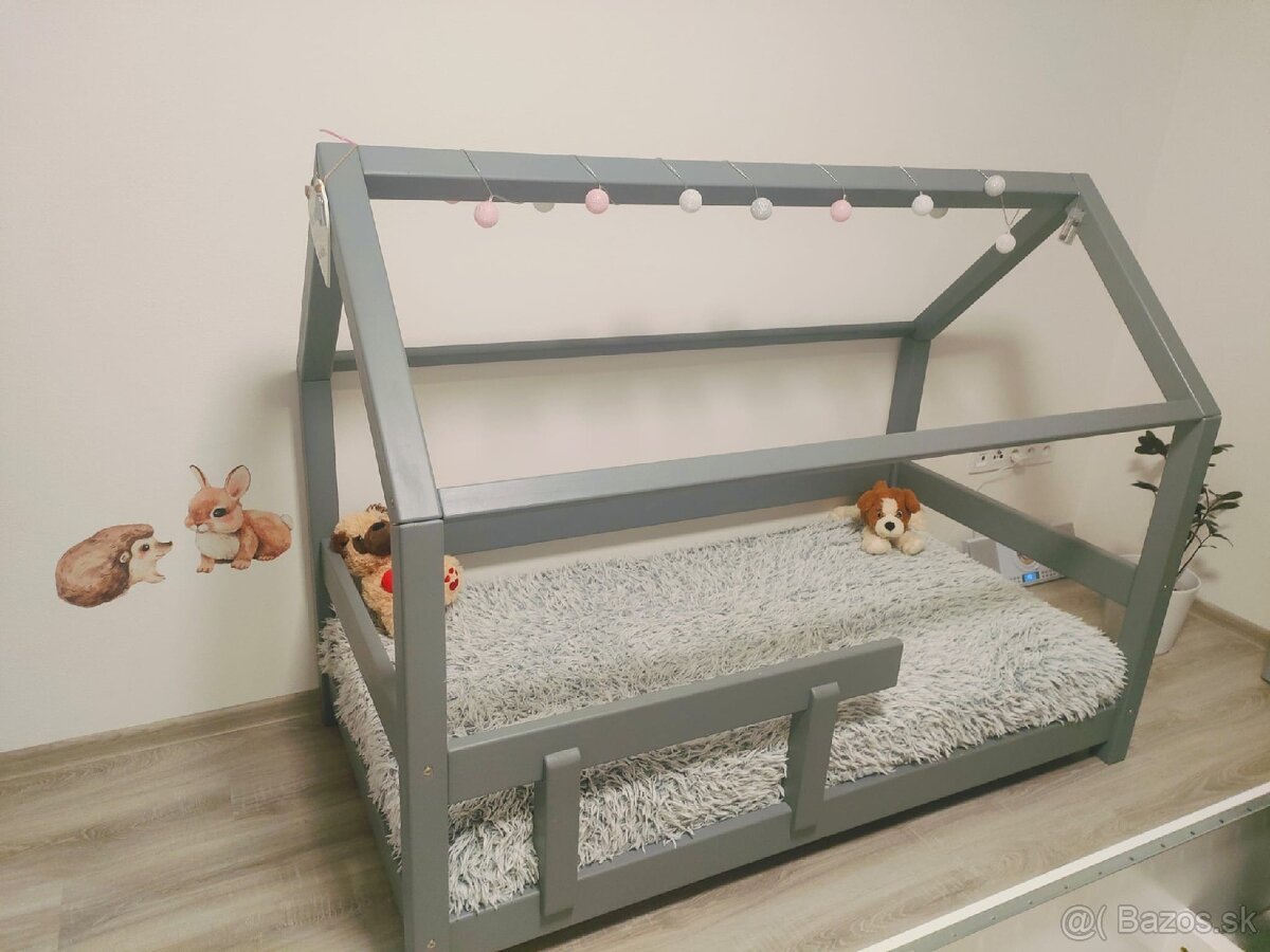 Detská posteľ -Domček 160x80