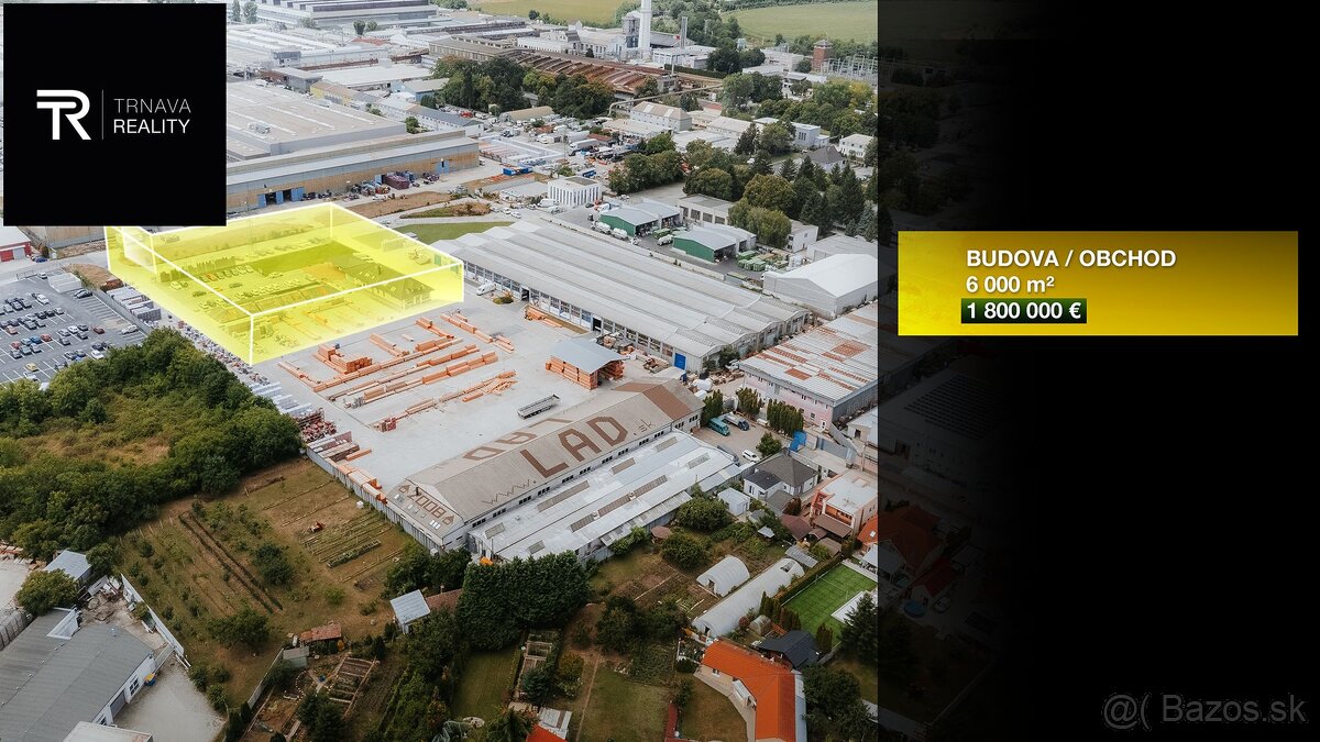 NA PREDAJ OBCHODNO - ADMINISTRATÍVNA BUDOVA V TRNAVE