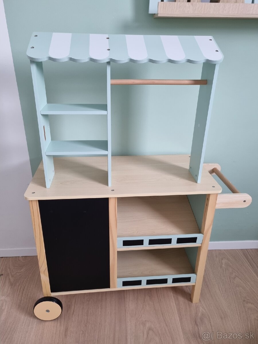 Dreveny obchod hracka pre deti