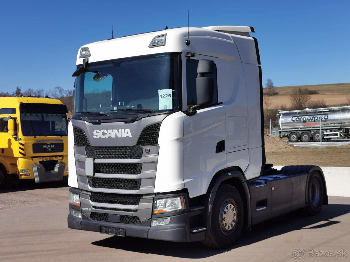 Prodám tahač návěsů SCANIA S450 EURO 6 D dvouokruhová hydr.