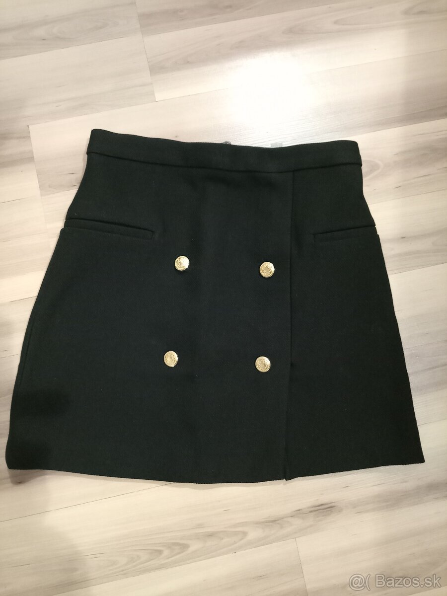 Sukňa h&m čierna nenosena