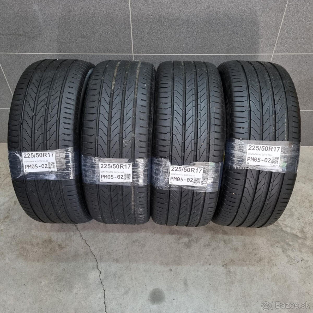 Letné pneumatiky 225/50 R17 CONTINENTAL DOT0123/22