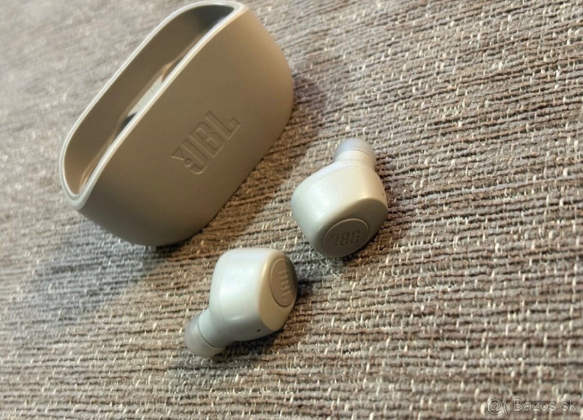 JBL VIBE 100TWS SAND IVORY bezdrôtové slúchadlo