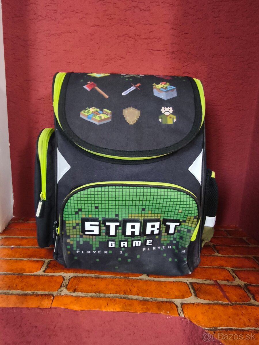 Školská taška minecraft
