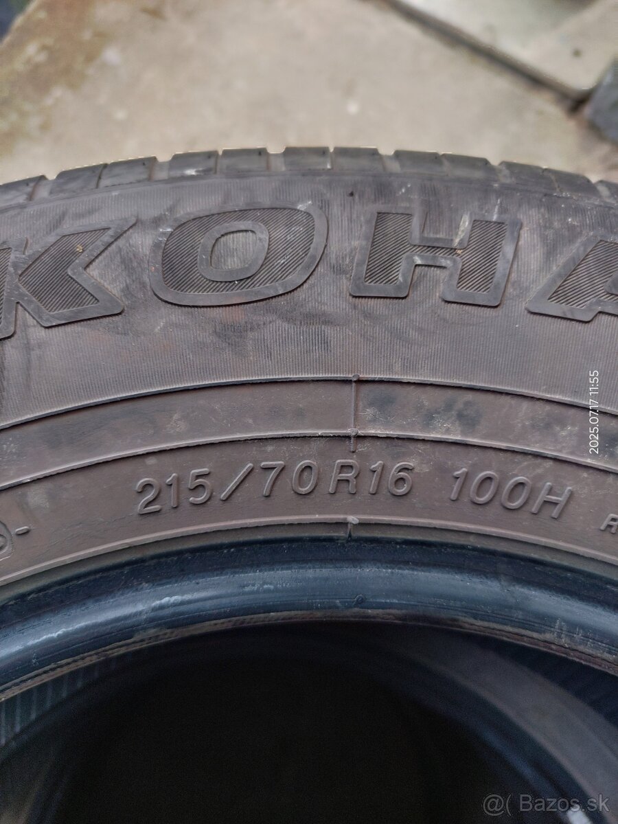 Letné pneu 215/70r16