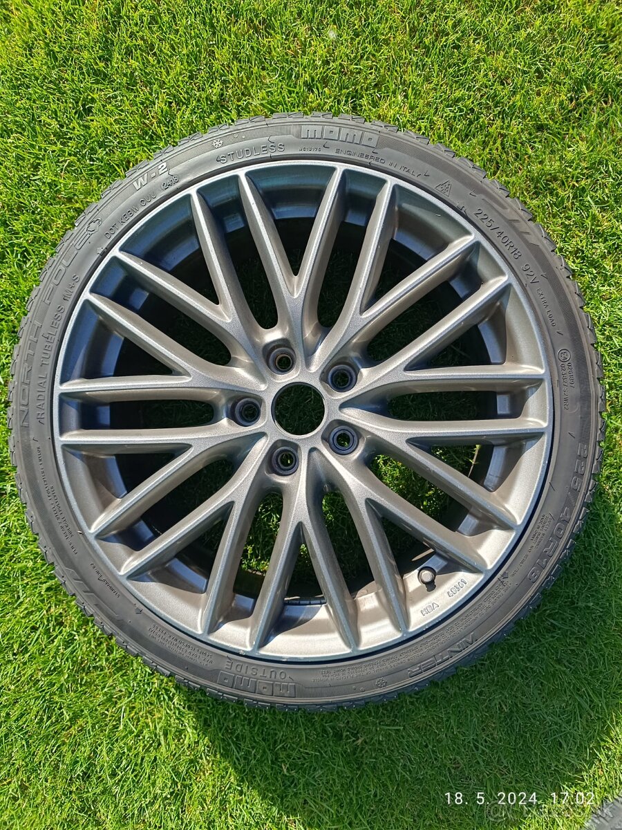 Alu disky 5x112 s pneu na dojazd 225/40/R18