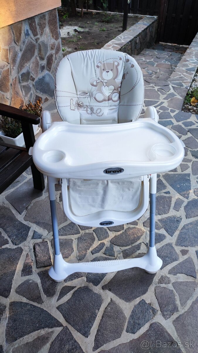 Detská jedálenská stolička kresielko