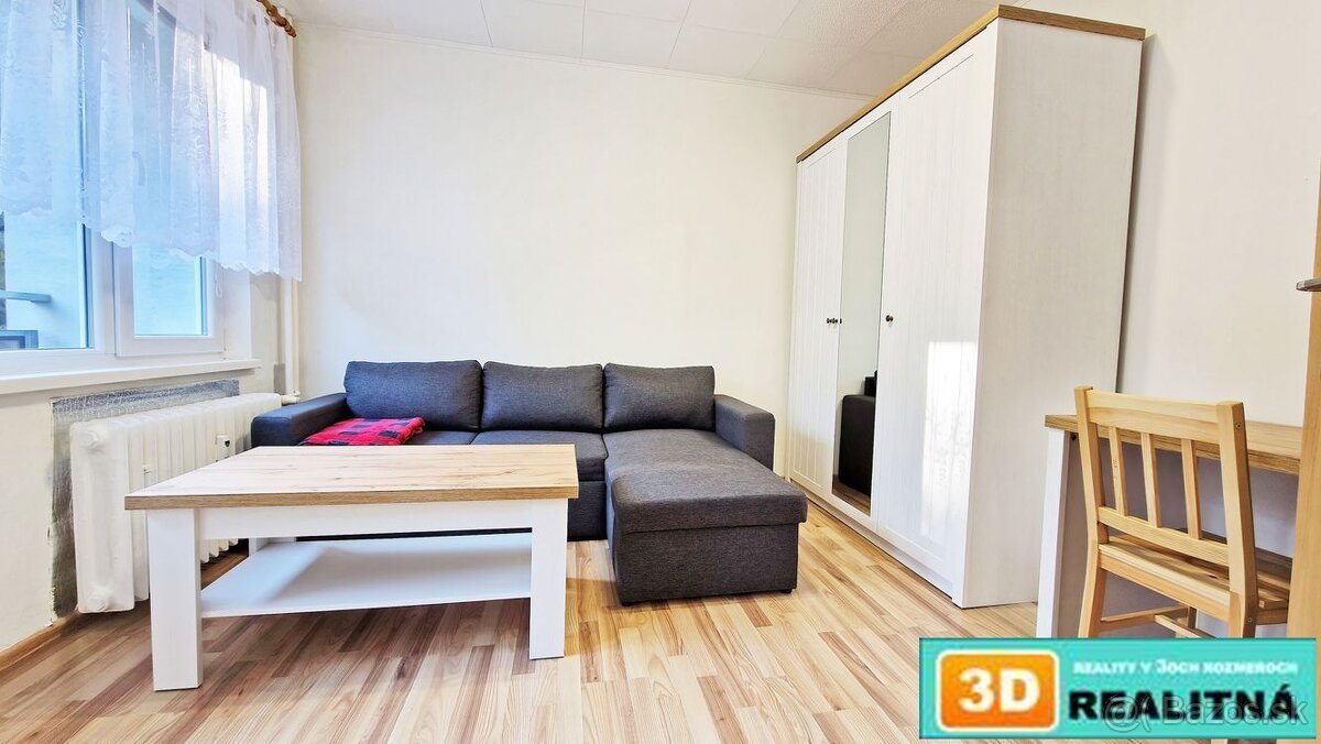 Na prenájom - jednoizbový byt - Morovnianska - Handlová