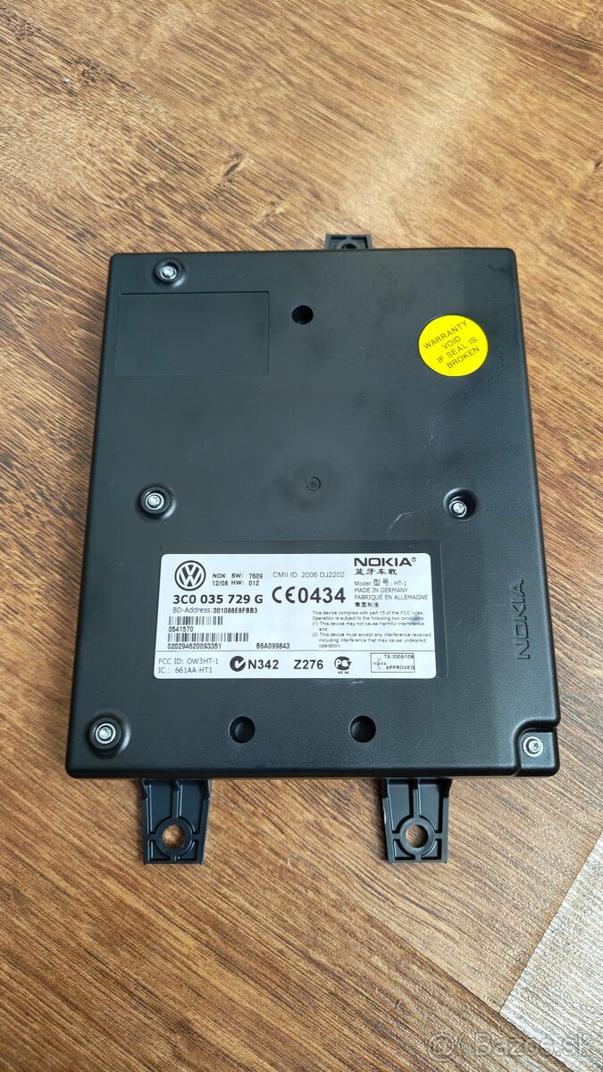 jednotka bluetooth VW 3C0035729G