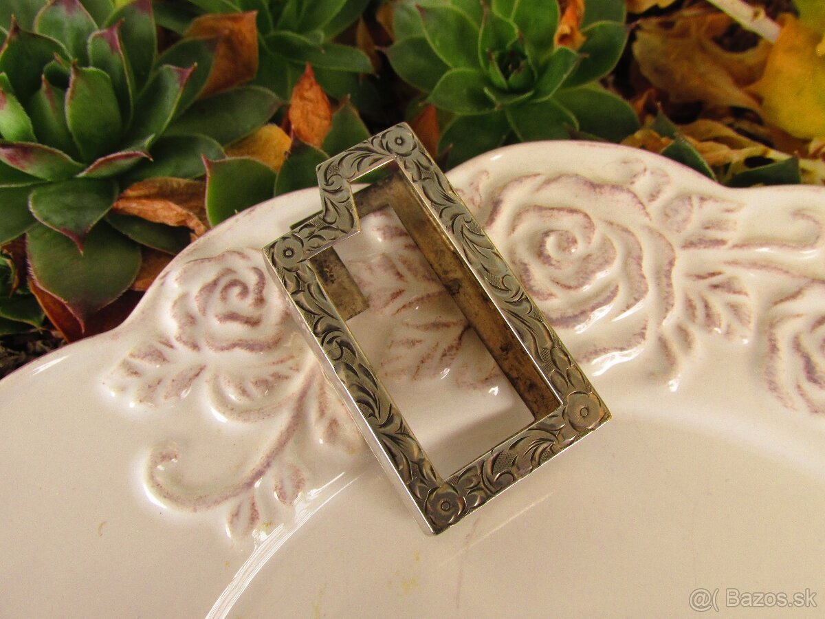 Strieborné púzdro na zapalovač, Ag 835