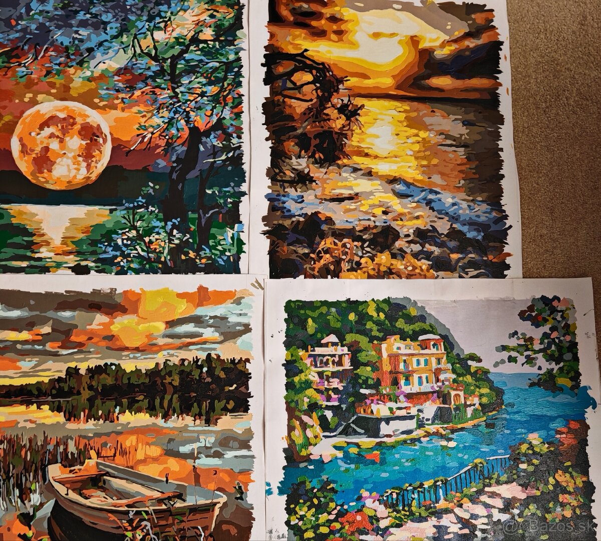 Mix ručne maľovaných obrazov